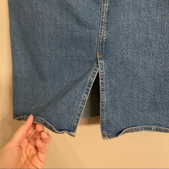 ASOS Denim Pencil Skirt - Picture 4 of 6